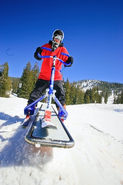 Trevor low ridin da chopper.