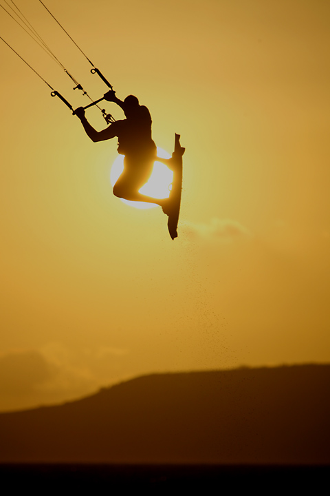 Wally hits the "SUN" mark...