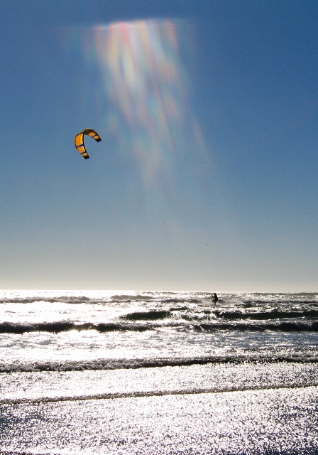 Wind god shining through at the Oregon Coast